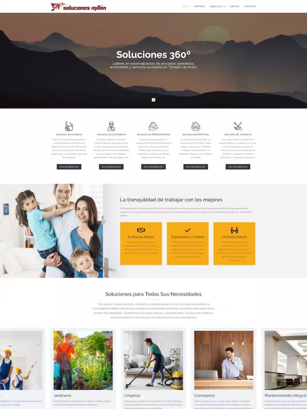 Desarrollo Web Empresa de Servicios